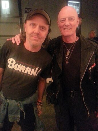 Chris Slade und Lars Ulrich