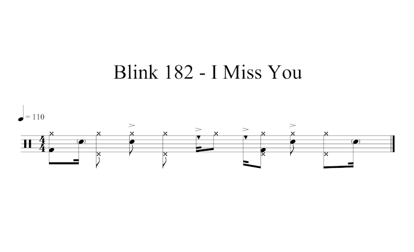 Blink-182 I miss you 