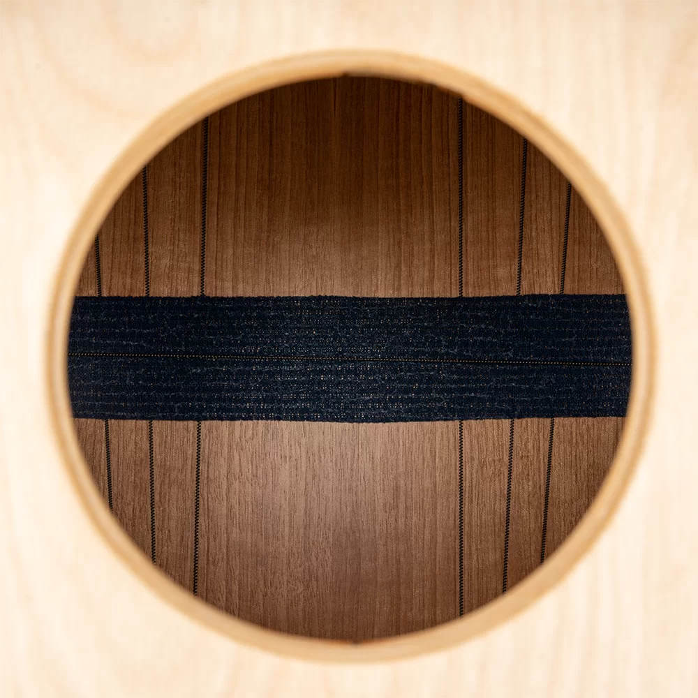 Saiten im Inneren der Meinl Cajon