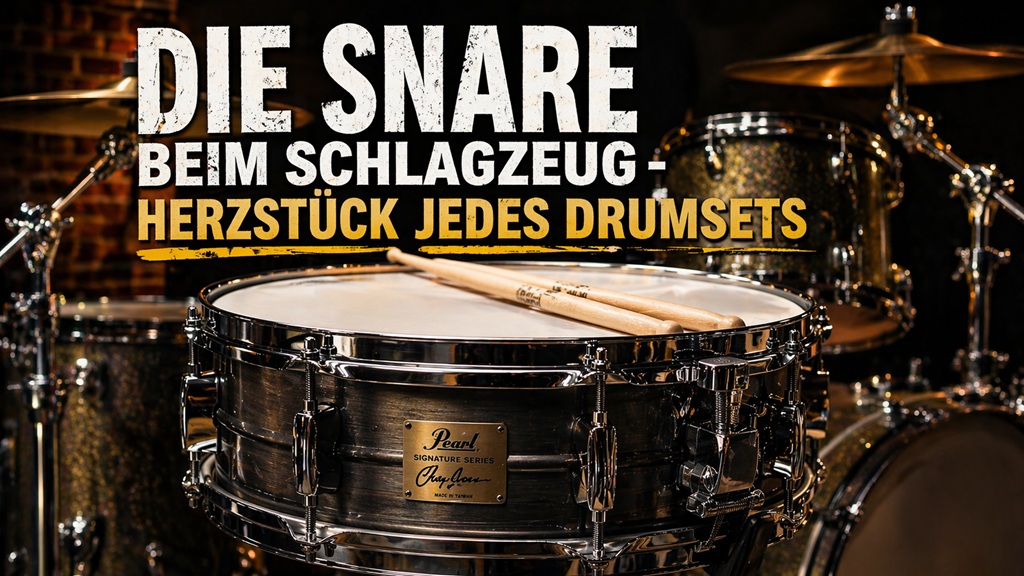 Die Snare ist wichtiger Bestandteil des Schlagezeug