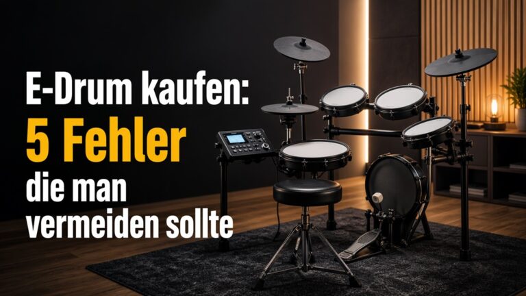 E-Drum kaufen: 5 Fehler die man vermeiden sollte
