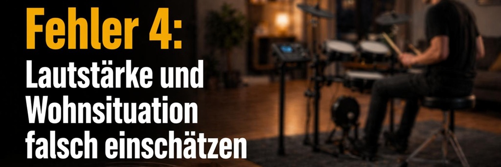 E-Drum spielen ist lauter als gedacht