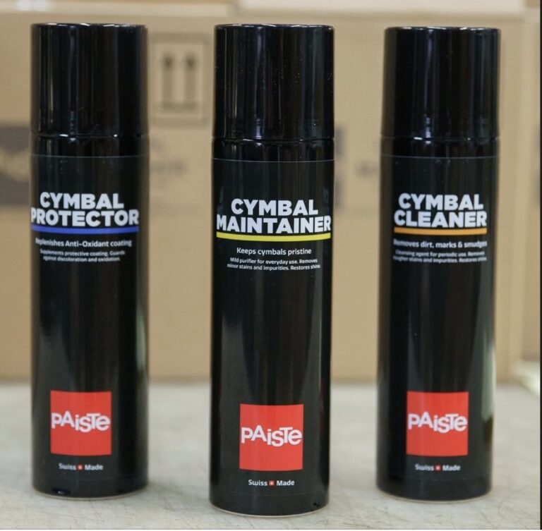 Paiste Cymbal Care System: Drei Produkte für glänzende und geschützte Becken