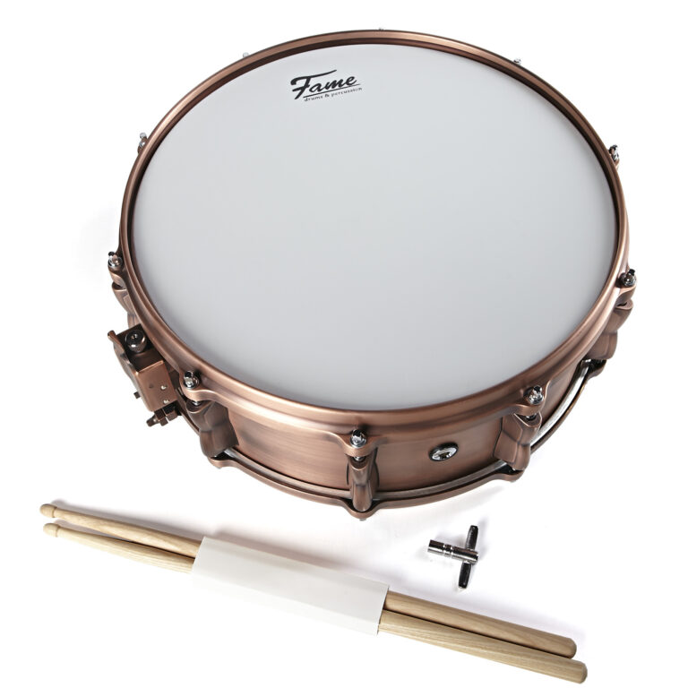 Kupfer-Snare für kleines Geld – Fame Copper Snare mit Profi-Potential